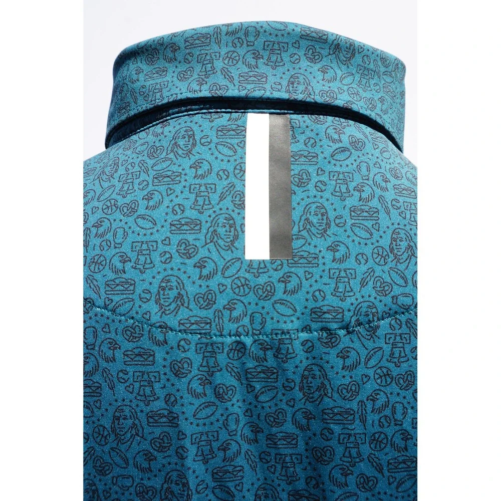 Rhoback Men's XXL Polo, The Jawn, Midnight Green - Picture 5 of 6